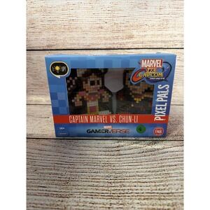 New Pixel Pals Captain Marvel & Chun-Li Marvel Vs Capcom Infinite Light Up Toy